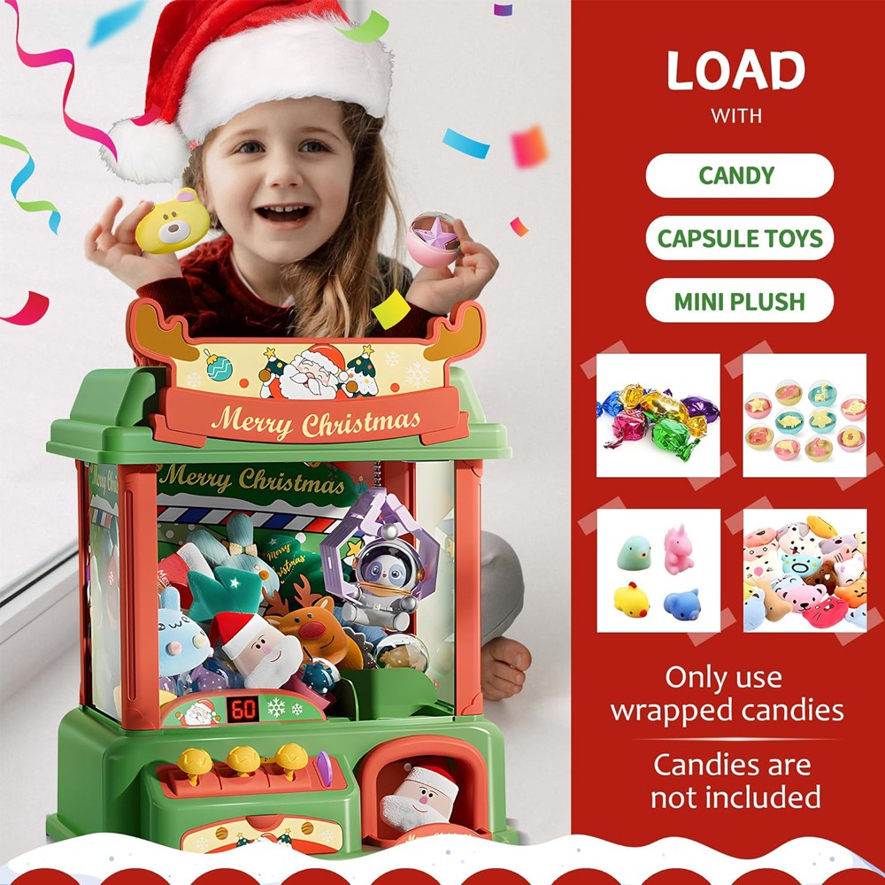 Christmas Claw Machine For Kid - Arcade Vending & Laundry recension och pris