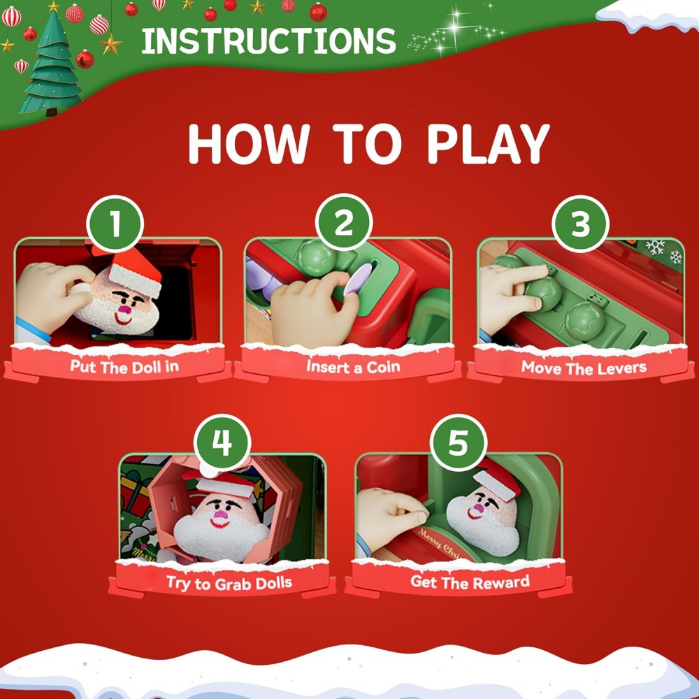 Christmas Claw Machine For Kid - Arcade Vending & Laundry recension och pris