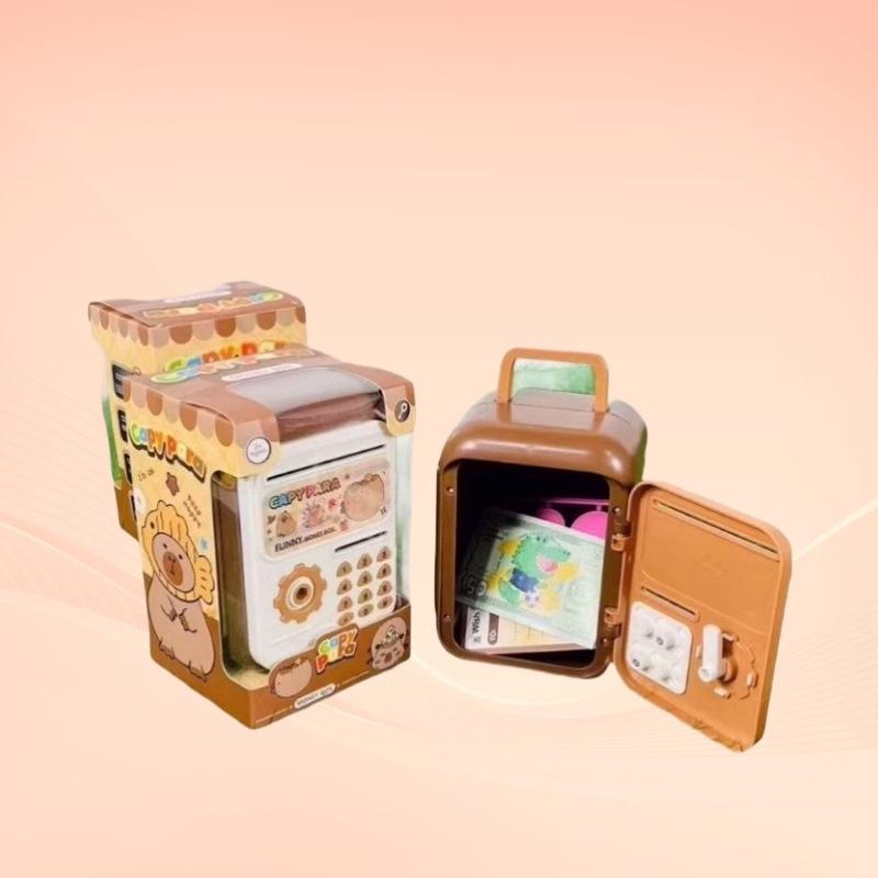 Money Box With Fingerprint Pig - Coin Operated Kiddie Ride recension och pris